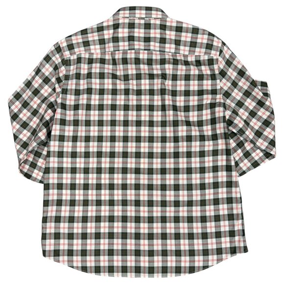 NWOT Men's UNTUCKit Wrinkle-Free Harwin Shirt in Olive Multi Plaid | Size XL - Picture 6 of 13